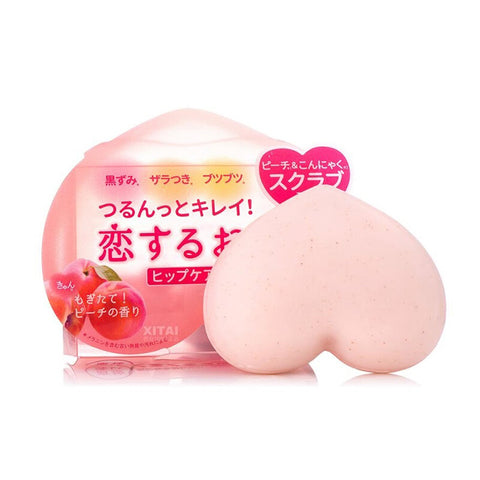 日本PELICAN 去角质光滑蜜桃美臀皂 80g