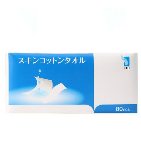 日本 ITO 洗脸洁面卸妆珍珠棉柔巾 抽取式80pcs
